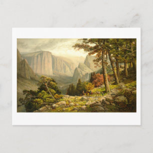 Yosemite Valley California from Mariposa Trail Postcard