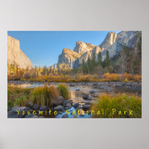 Yosemite Valley Evening Poster