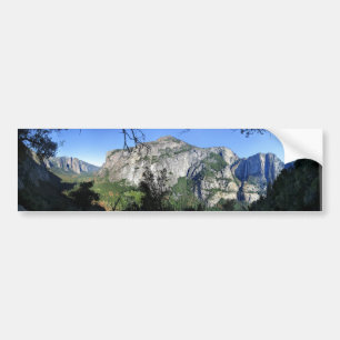 Yosemite Valley from Four Mile Trail - Yosemite Bumper Sticker