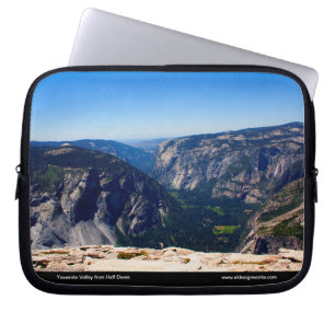 Yosemite Valley from Half Dome Laptop Sleeve