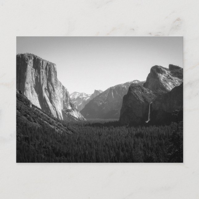 Yosemite Valley from Tunnel View Postcard (Front)