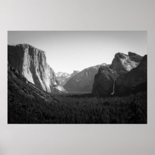 Yosemite Valley from Tunnel View Poster