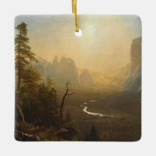 Yosemite Valley, Glacier Point Trail Ceramic Ornament