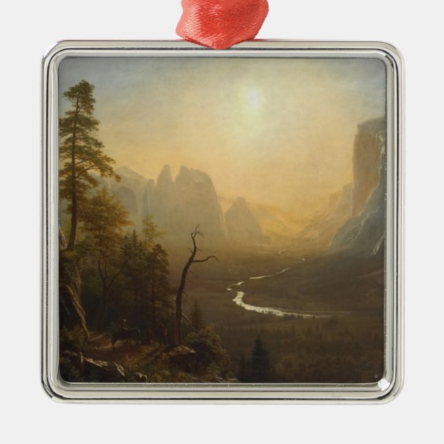 Yosemite Valley, Glacier Point Trail Metal Ornament (Front)