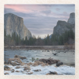 Yosemite Valley Glass Coaster