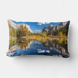 Yosemite Valley in Fall Lumbar Pillow