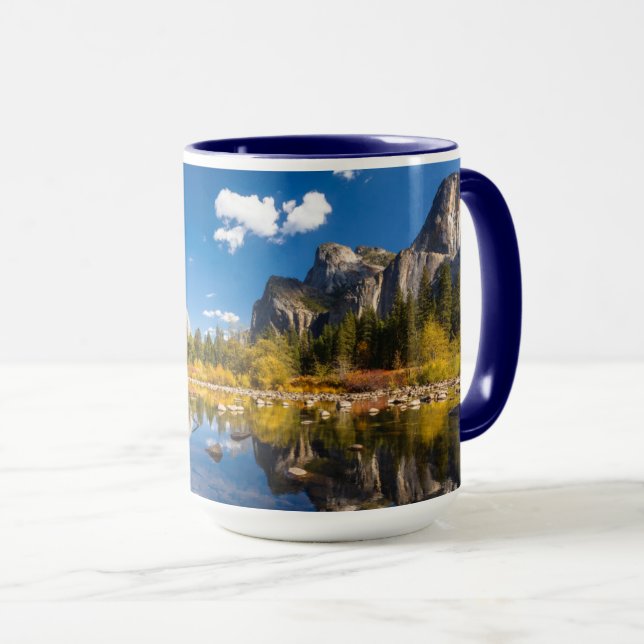Yosemite Valley in Fall Mug (Front Right)