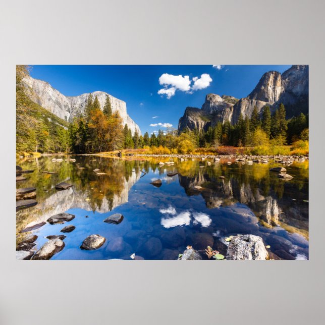 Yosemite Valley in Fall Poster (Front)