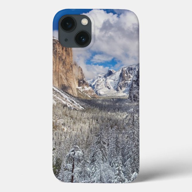 Yosemite Valley in Snow Case-Mate iPhone Case (Back)