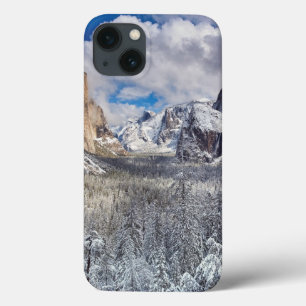 Yosemite Valley in Snow iPhone 13 Case
