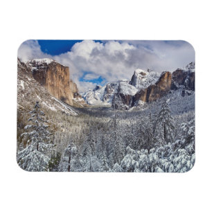 Yosemite Valley in Snow Magnet