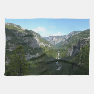 Yosemite Valley in Yosemite National Park Kitchen Towel