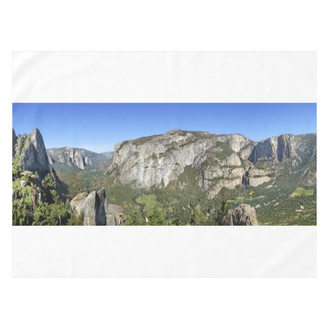Yosemite Valley Panorama 2 - Yosemite Tablecloth (Front (Horizontal))