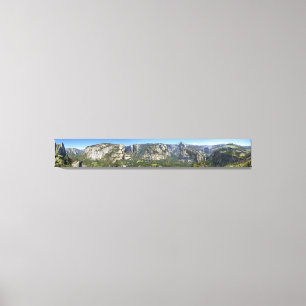 Yosemite Valley Panorama - Yosemite Canvas Print