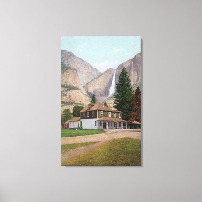 Yosemite Valley Store and Post Office Canvas Print (Front)
