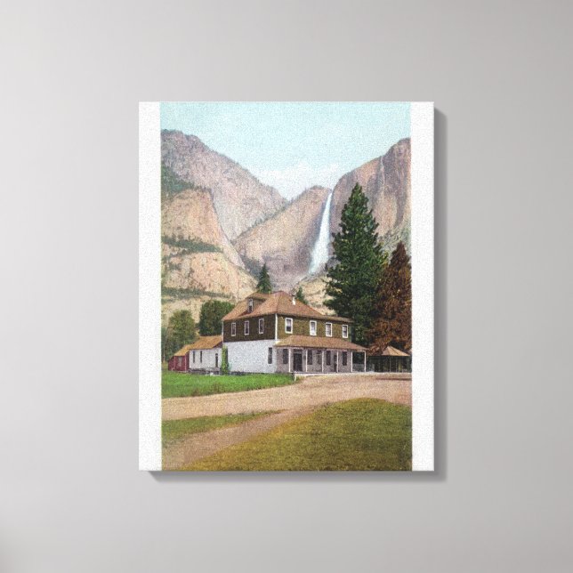 Yosemite Valley Store and Post Office Canvas Print (Front)