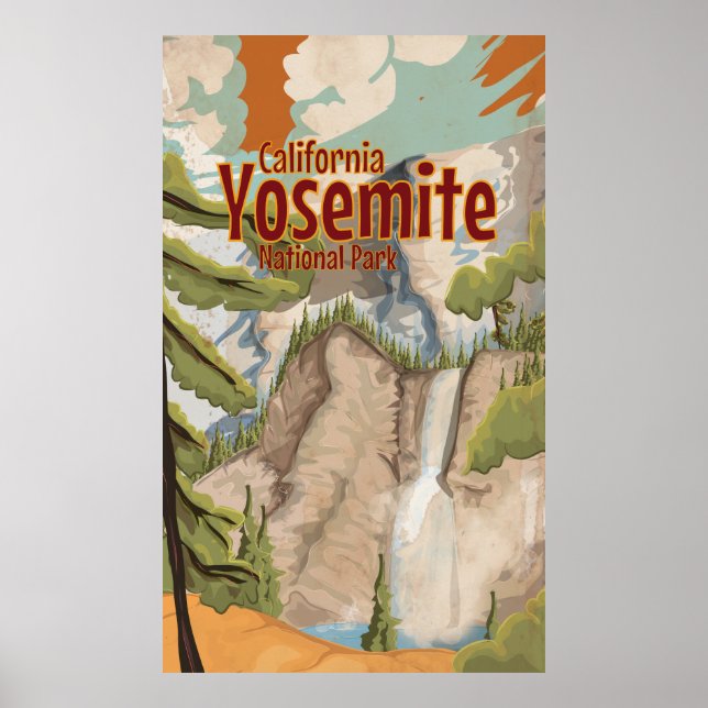 Yosemite Vintage Poster (Front)