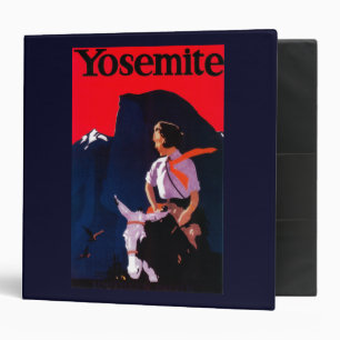 Yosemite Vintage PosterYosemite, CA Binder
