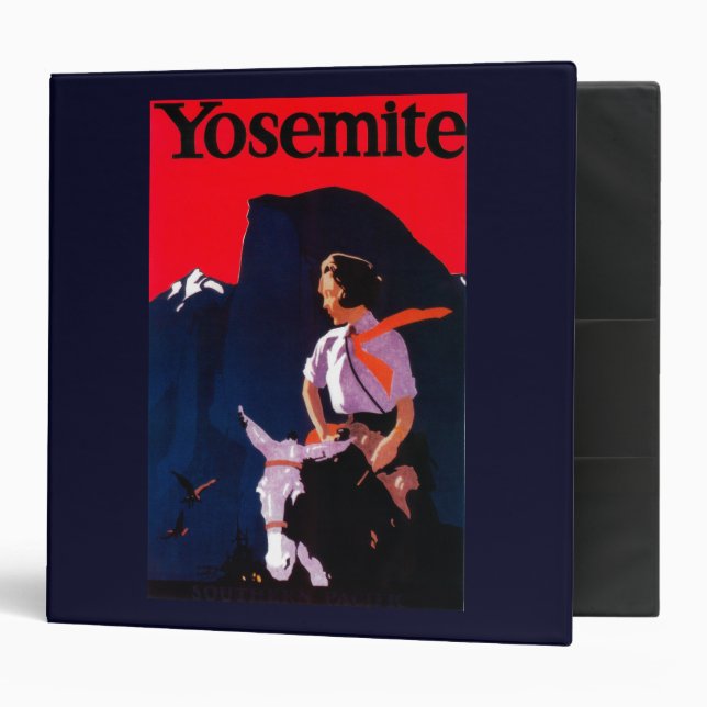 Yosemite Vintage PosterYosemite, CA Binder (Front/Inside)