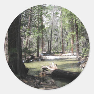 Yosemite Woods Classic Round Sticker