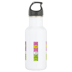 Yoshiko periodic table name water bottle