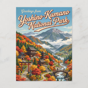 Yoshino-Kumano National Park Japan Postcard