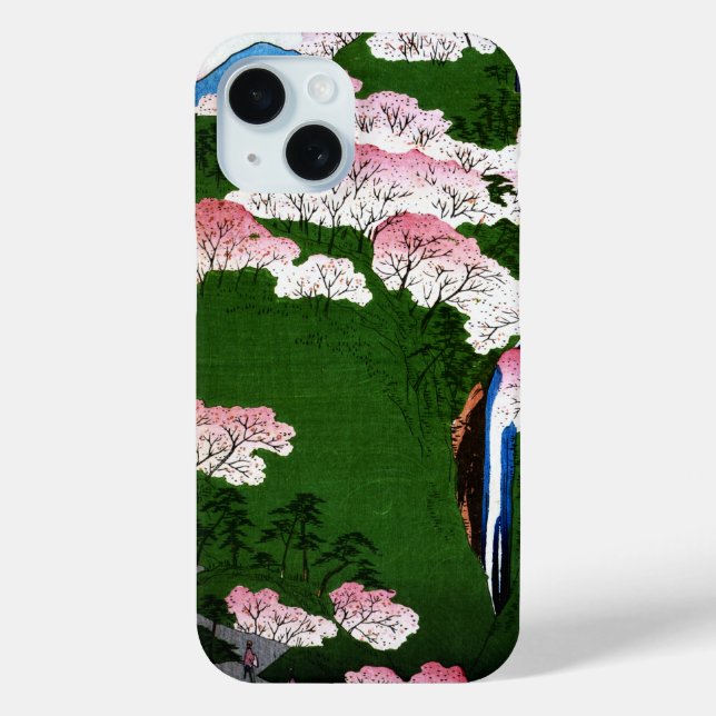 Yoshino Mountain in Yamato Province(大和よし野山)  Case-Mate iPhone Case (Back)