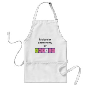 Yoshio periodic table name apron