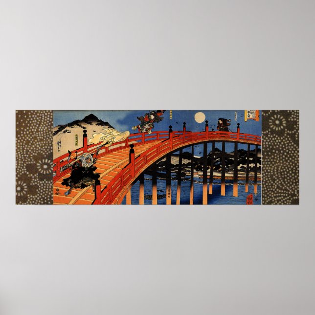 Yoshitsune and Benkei Poster (Front)