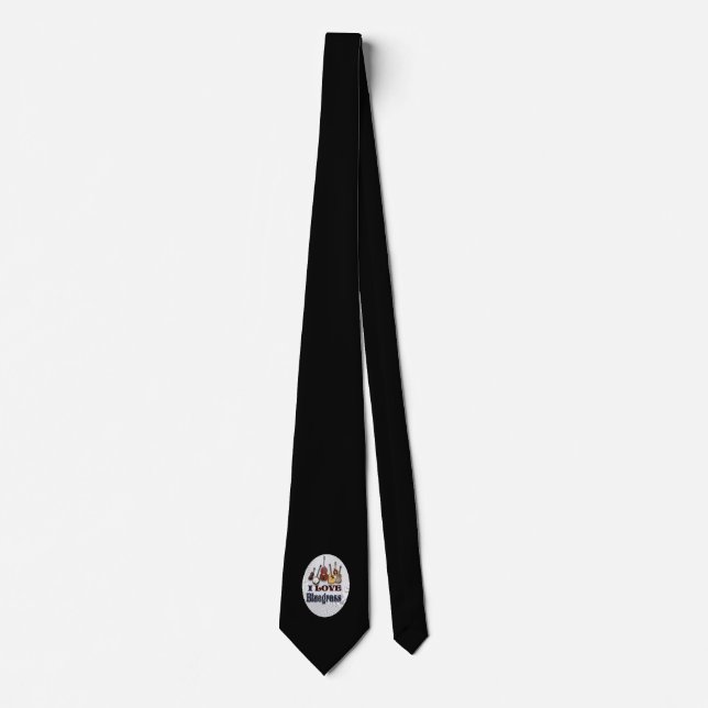YOU ADD PHOTO OR TEXT-TIE-I LOVE BLUEGRASS TIE (Front)