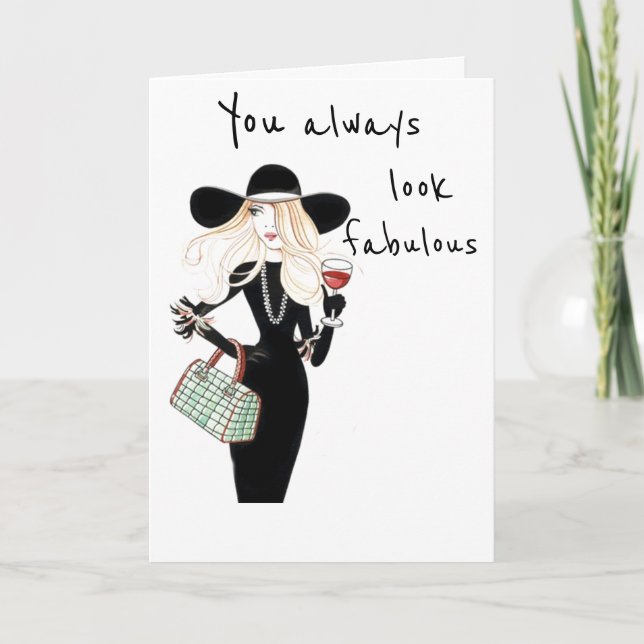 YOU "ALWAYS LOOK FABULOUS" SHARE SECRET CARD (Front)
