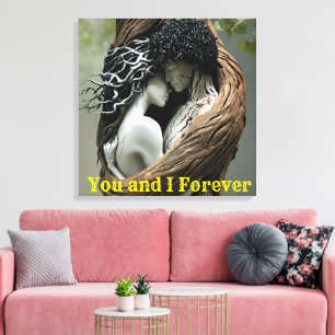 You and I Forever Canvas Print