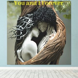 You and I Forever Canvas Print