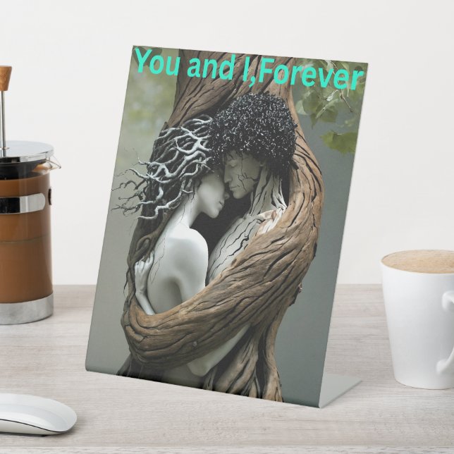 You and I Forever Pedestal Sign (In SItu)