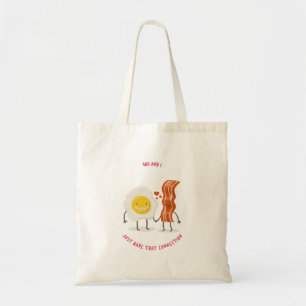 You And I Just That Connection Eggs And Bacon Tote Bag