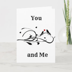 **YOU AND ME FOR ETERNITY** ANNIVERSARY LOVE CARD