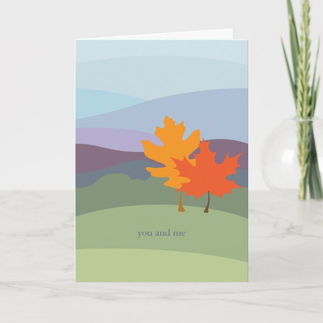 You and Me Greeting Card (Front)