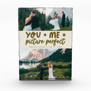 You and Me Picture Perfect Newlywed Cream Photo Block