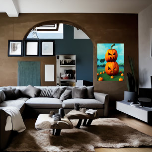 You and me, Pumpkin    AI Art Poster