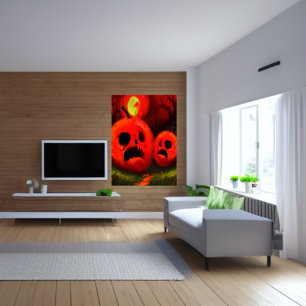 You and me Pumpkin   AI Art Poster