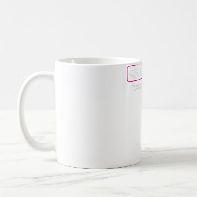 You Are A Badass Depressed Pullover  Coffee Mug (Left)