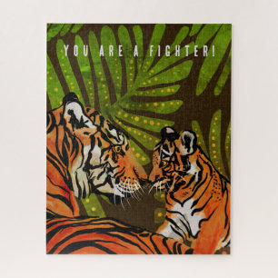 You are a fighter, tigers jigsaw puzzle