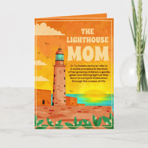 You are a lighthouse mom Mother's Day Personalized Card