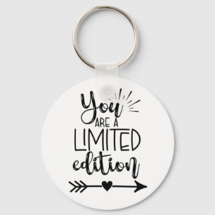 you are a limited edition milestone birthday  card keychain