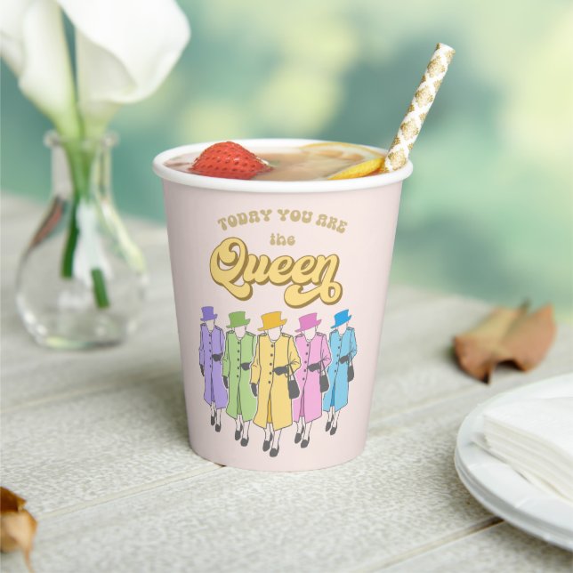 You are a Queen Birthday Jubilee  Paper Cups (Insitu)