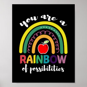 You Are A Rainbow Of Possibilities Teacher Poster