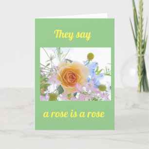 YOU ARE A SPECIAL ROSE - OUR ANNIVERSARY CARD