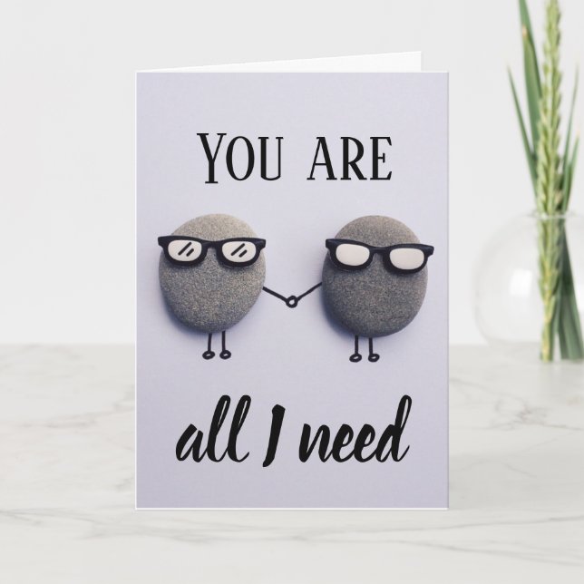 You Are All I Need Holiday Card (Front)