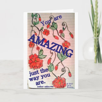 You are Amazing Card