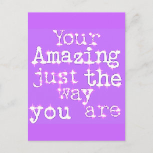 You Are Amazing Postcard